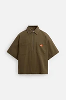ZIPPER POLO SHIRT