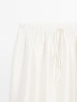 Minijupe nuisette contrastante
