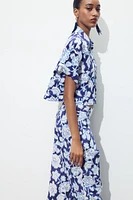 FLORAL PRINT SHORT SLEEVE SHIRT