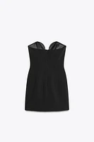 SWEETHEART NECKLINE DRESS