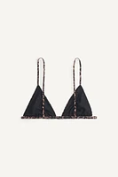 ANIMAL PRINT TRIANGULAR BRA X KATE MOSS