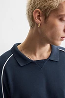 PIQUÉ POLO WITH CONTRASTING TRIM