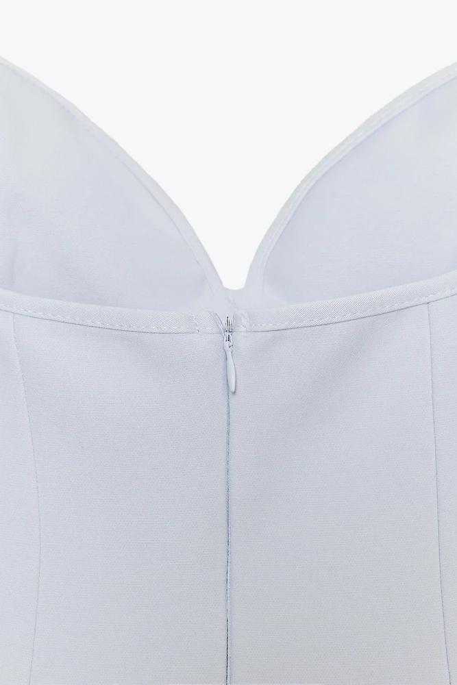 BOW DETAIL SHORT DRESS