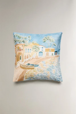 HOUSSE DE COUSSIN PAYSAGE