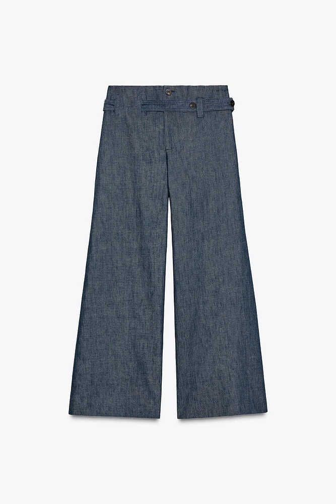 PANTALON À JAMBES LARGES ZW COLLECTION