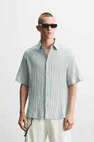 CHEMISE JACQUARD EFFET FROISSÉ