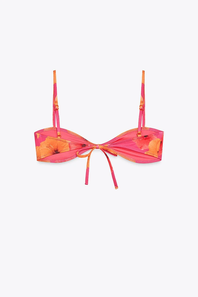HAUT DE BIKINI IMPRIMÉ