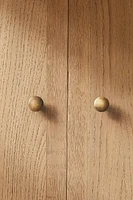 ROUND GOLD DOOR KNOB (PACK OF 2)