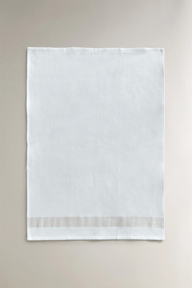 WAFFLE-KNIT KITCHEN TOWELS (SET OF 2)