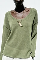 RUSTIC KNIT SWEATER
