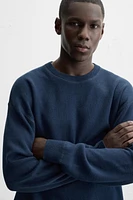 COTTON BLEND SWEATER