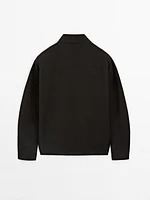 100% linen houndstooth jacket
