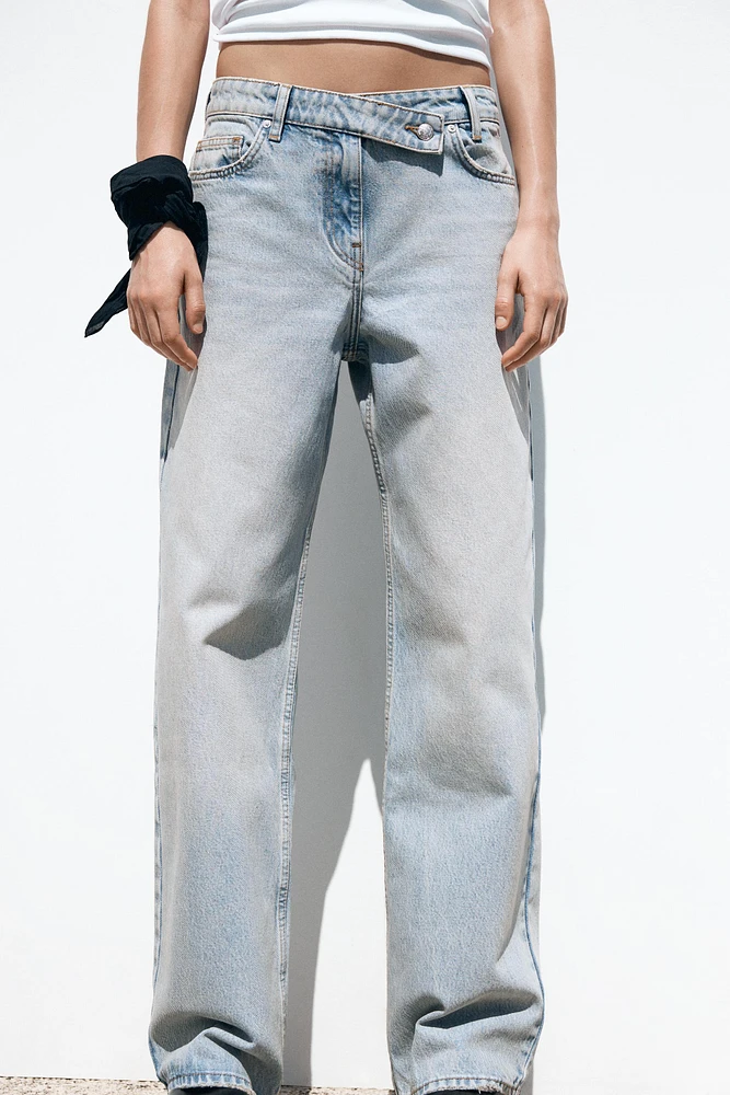 Z1975 STRAIGHT HIGH WAIST FULL LENGTH JEANS