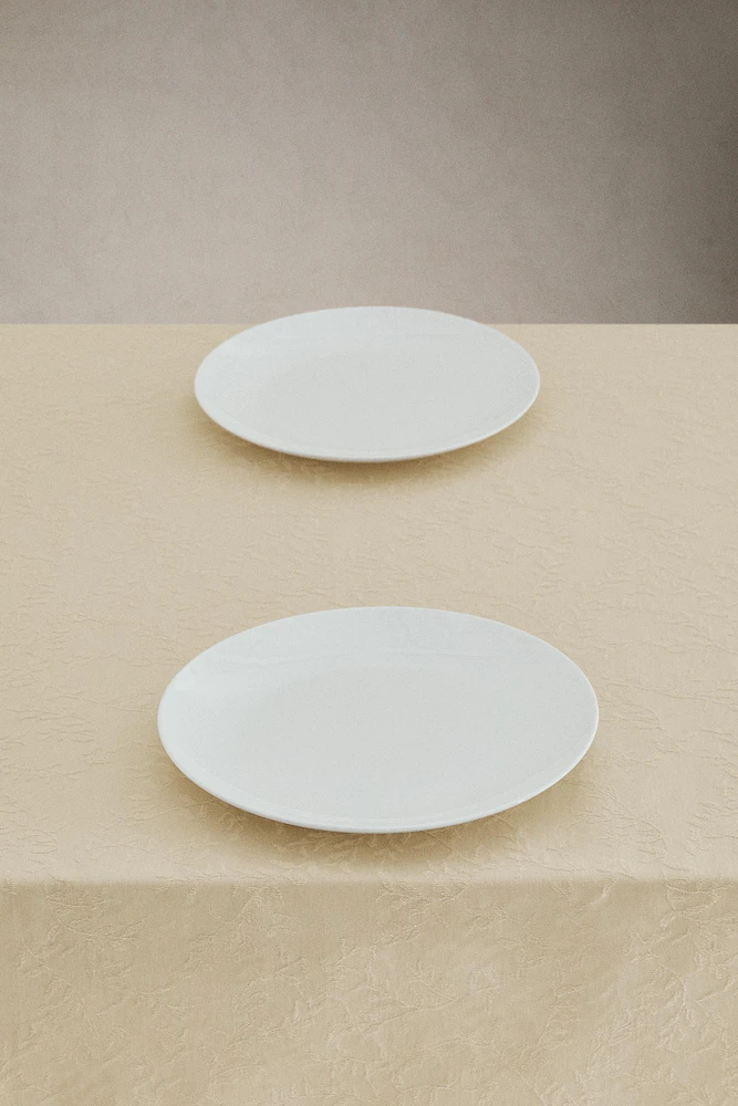 JACQUARD LEAF TABLECLOTH