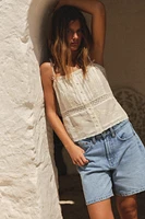 TRF MID-RISE DENIM SHORTS