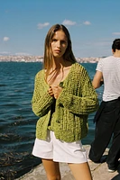 RIBBON KNIT JACKET