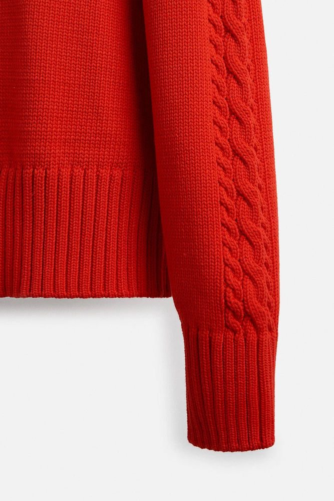 CABLE-KNIT SWEATER LIMITED EDITION