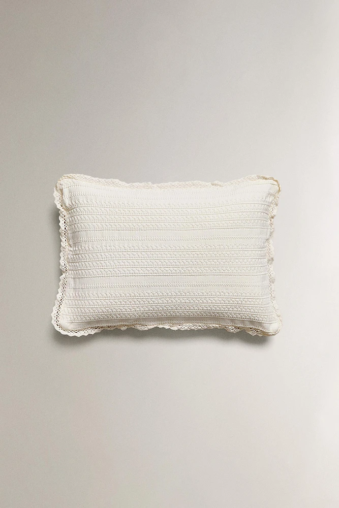 HOUSSE DE COUSSIN TEXTURÉE ENFANT