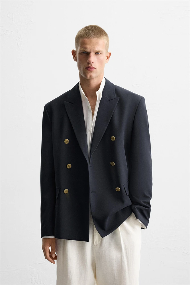 DOUBLE BREASTED BLAZER