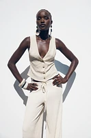 STRUCTURED VEST TOP