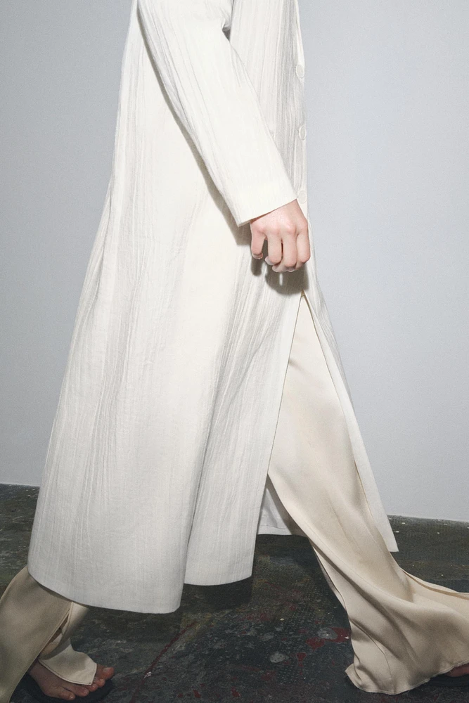ZW COLLECTION LINEN FROCK COAT