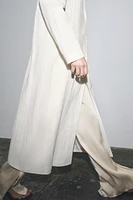 ZW COLLECTION LINEN FROCK COAT