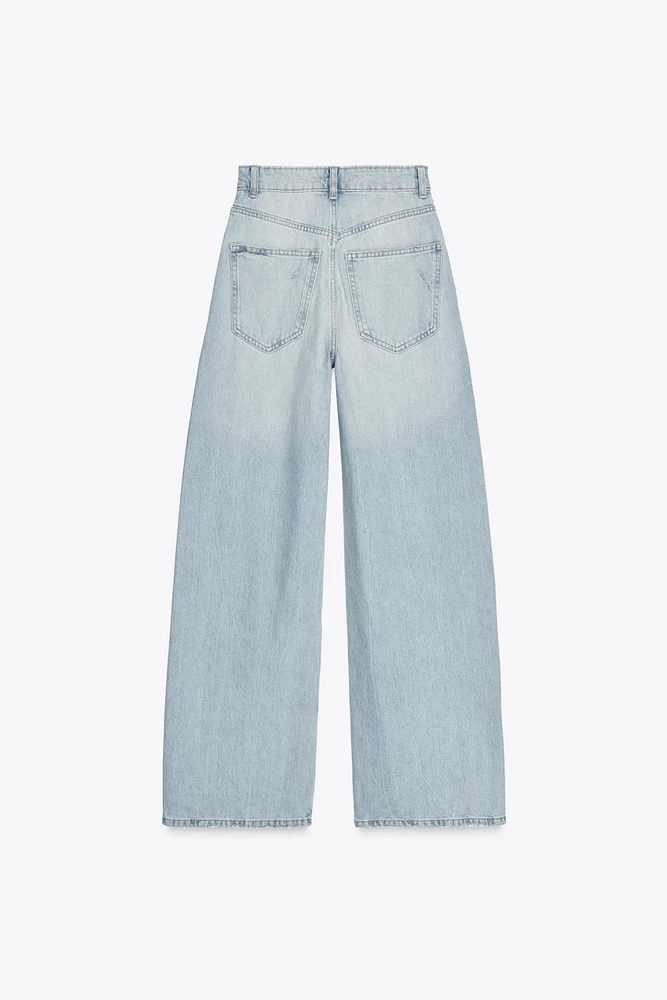 TRF HIGH WAIST EXTRA WIDE LEG JEANS