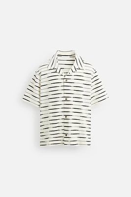 STRIPED JACQUARD SHIRT