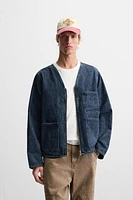 VESTE EN DENIM À POCHES