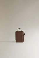 TROUSSE DE TOILETTE CUIR FORMAT MOYEN