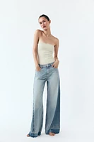 JEAN Z1975 WIDE LEG TAILLE NORMALE CONTRASTE