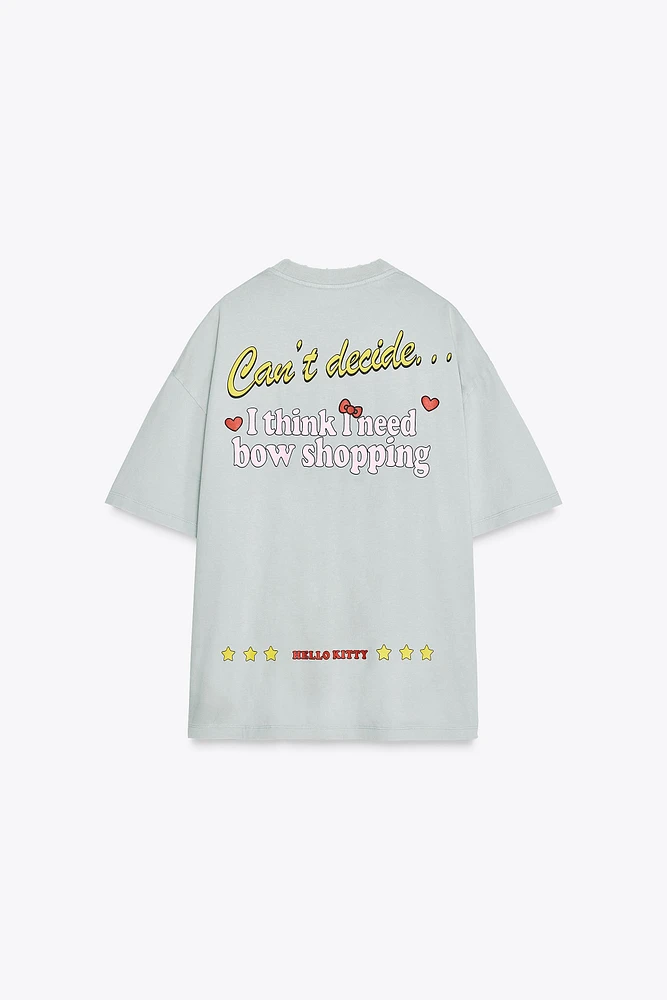 HELLO KITTY © 2025 SANRIO WASHED EFFECT T-SHIRT