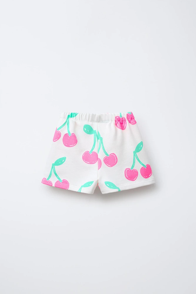 MINNIE MOUSE © DISNEY CHERRY BERMUDA SHORTS