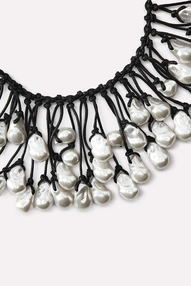 PEARL CORD NECKLACE