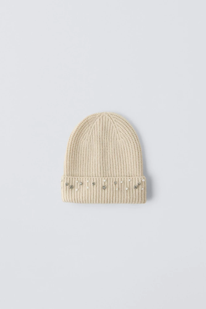 PEARLY KNIT HAT