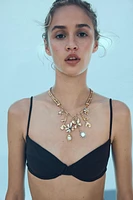 COLLIER EN MATIÈRES VARIÉES CHARMS PAPILLON