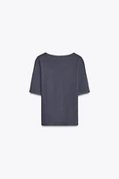 SQUARE NECK SHIRT