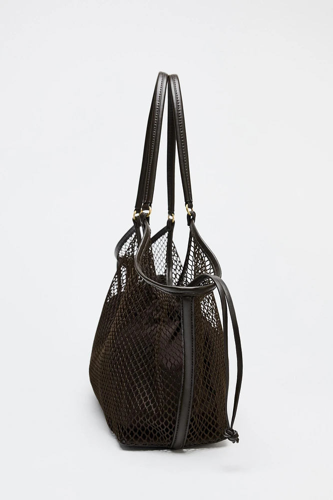 MESH SHOPPER BAG