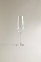 VERRE FLÛTE CRISTALLIN RELIEF