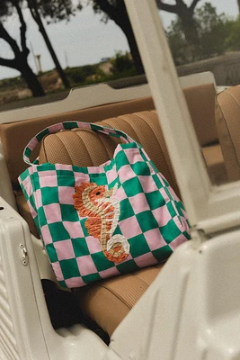 SAC SHOPPER TISSÉ AVEC MOTIF