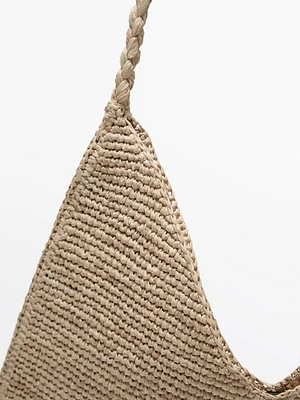 Sac cabas en raphia