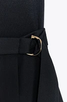 BELTED COMBINATION JUMPSUIT