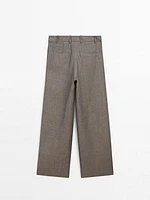 Pantalon fluide 100 % lin