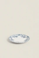 FLORAL EARTHENWARE SIDE PLATE