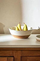 SALAD BOWL WITH RAISED DESIGN