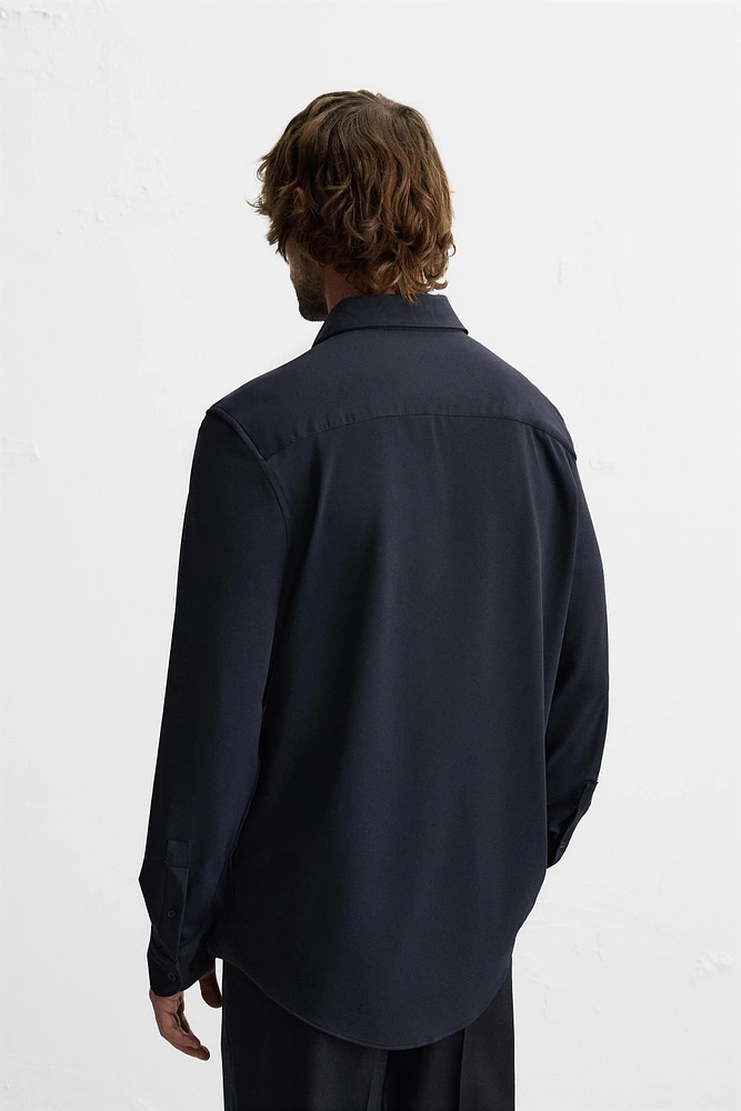 TEXTURED STRETCH SHIRT