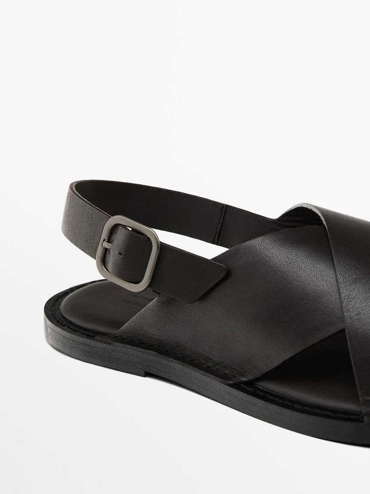 Sandales croisées en cuir - Limited Edition