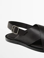 Sandales croisées en cuir - Limited Edition