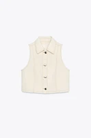 GILET COURT EN JEAN Z1975