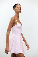 SWEETHEART NECKLINE MINI DRESS